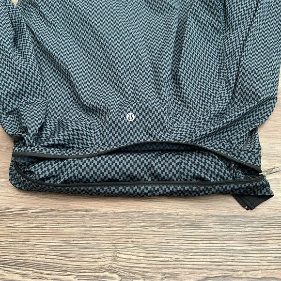 Lululemon Surge Jacket Saint James Tweed Iron Blue Black Size XL Men’s - Picture 9 of 16